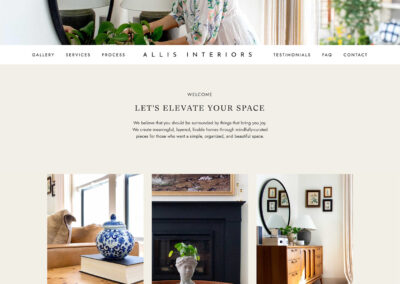 Montana Interior Designer Website Design