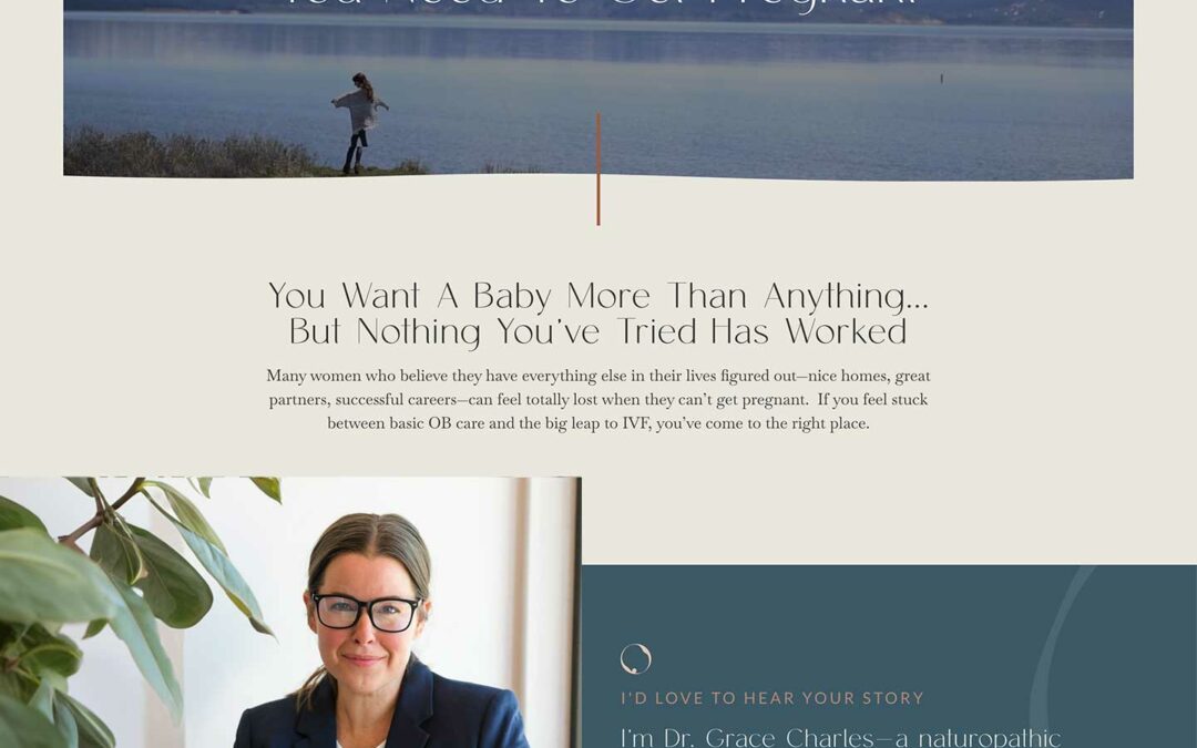 Naturopathic Fertility Web Design