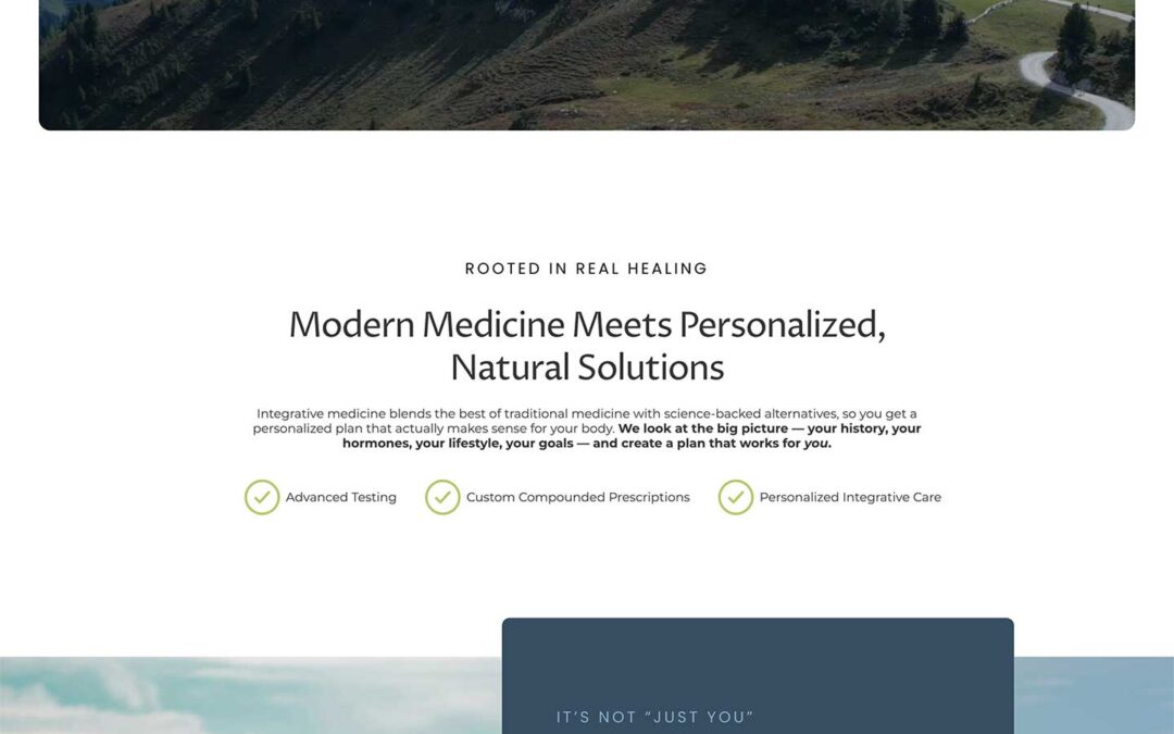 Functional & Integrative Medicine Website Design