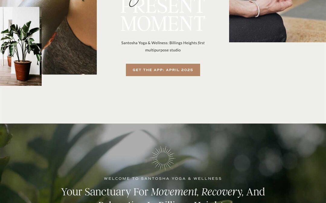 Yoga & Wellness Studio Website Design