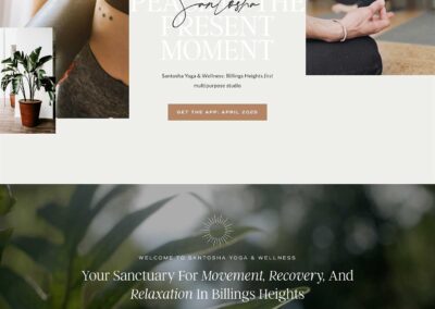 Yoga & Wellness Studio Website Design