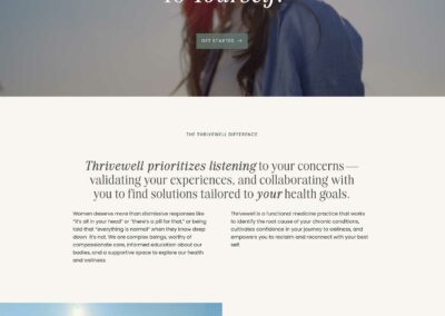 Functional Medicine Dietitian Website Design